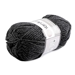 Strickgarn merino bulky 100 g - Grau hematit (1 Stück)