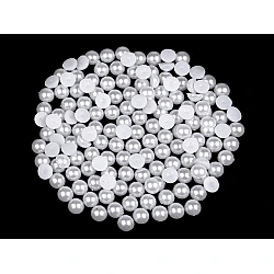 Cabochons/halbperlen/perlen zum aufkleben ø 9 mm - Weiß (10 Gramm)