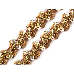 Paillettenborte breite 15 mm hologramm - Gold (1 Meter)