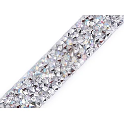 Strassband zum aufbügeln breite 15 mm - Crystal ab (1 Meter)