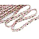 Bestickte borte mit 3d-blumen, breite 20 mm - Rosa (1 Meter)