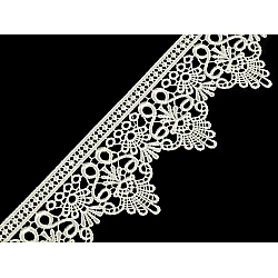 Ätzspitze breite 65 mm - Hell-créme (1 Meter)