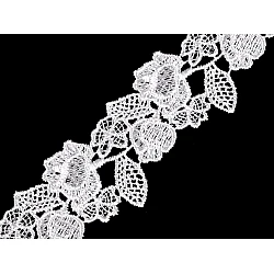 Ätzspitze/einsatzspitze, breite 45 mm - Schneeweiß (1 Meter)