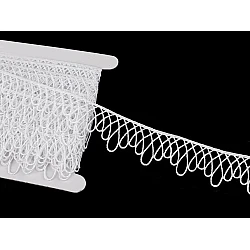 Ätzspitze, breite 30 mm, minimalistisch - Weiß (1 Meter)