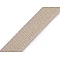 Klettband breite 20 mm elastisch plüsch - Hellbeige (1 Meter)