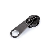 Schieber für spiralreißverschlüsse nr. 10 - Nickel schwarz (10 Stücke)
