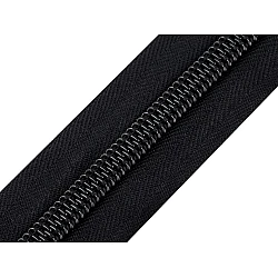 Spiralreißverschluss nr. 10, meterware - Schwarz (1 Meter)