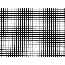 Tapiko-gitter kunststoff 32,8 x 50,5 cm - Schwarz (1 Stück)