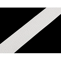 Klettverschluss mit haken und schlaufen auf derselben seite, breite 38 mm - Schwarz (1 Meter)