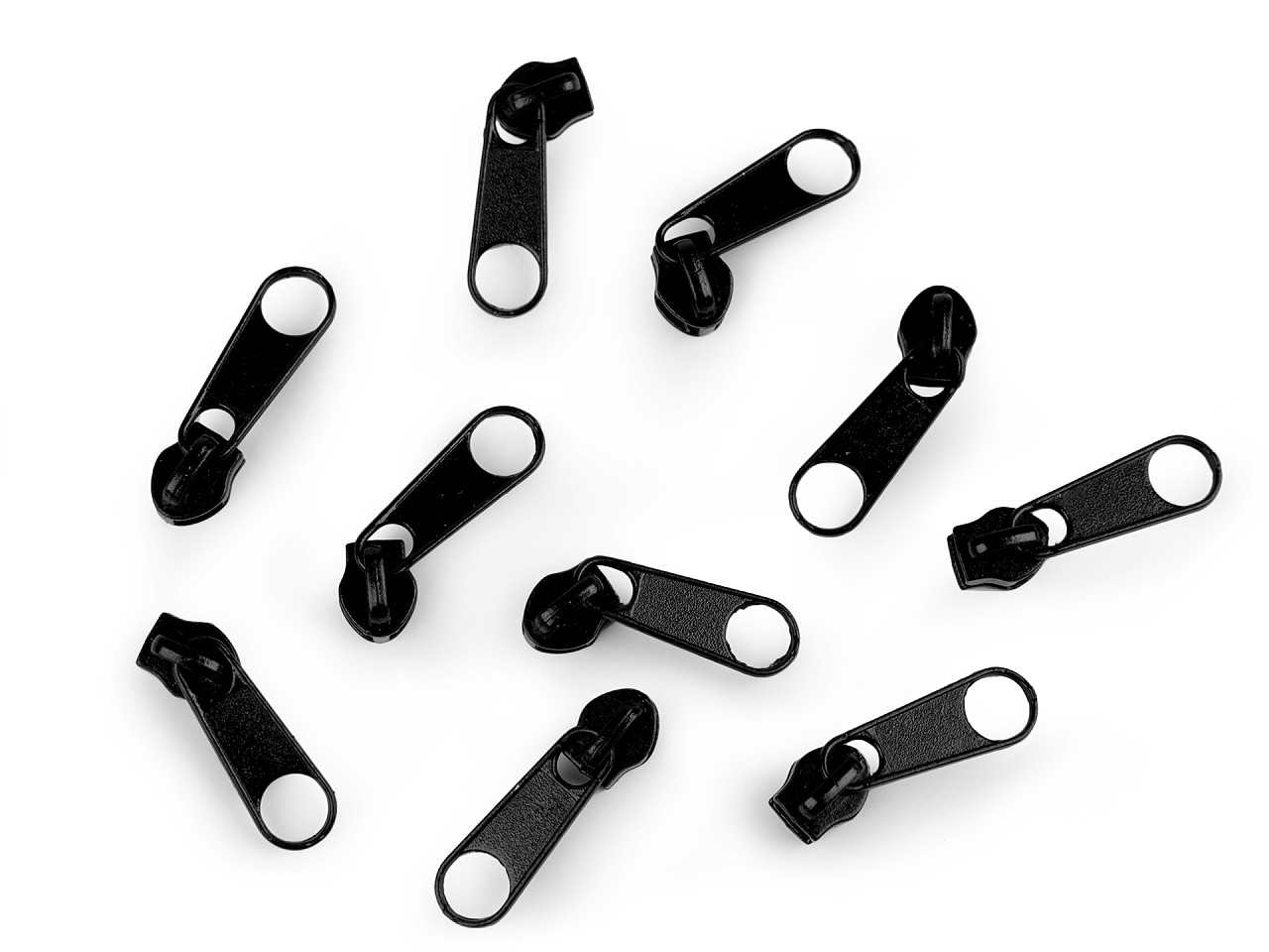 Schieber für spiralreißverschlüsse nr. 3 für pol-meterware - Nickel (10 Stücke)