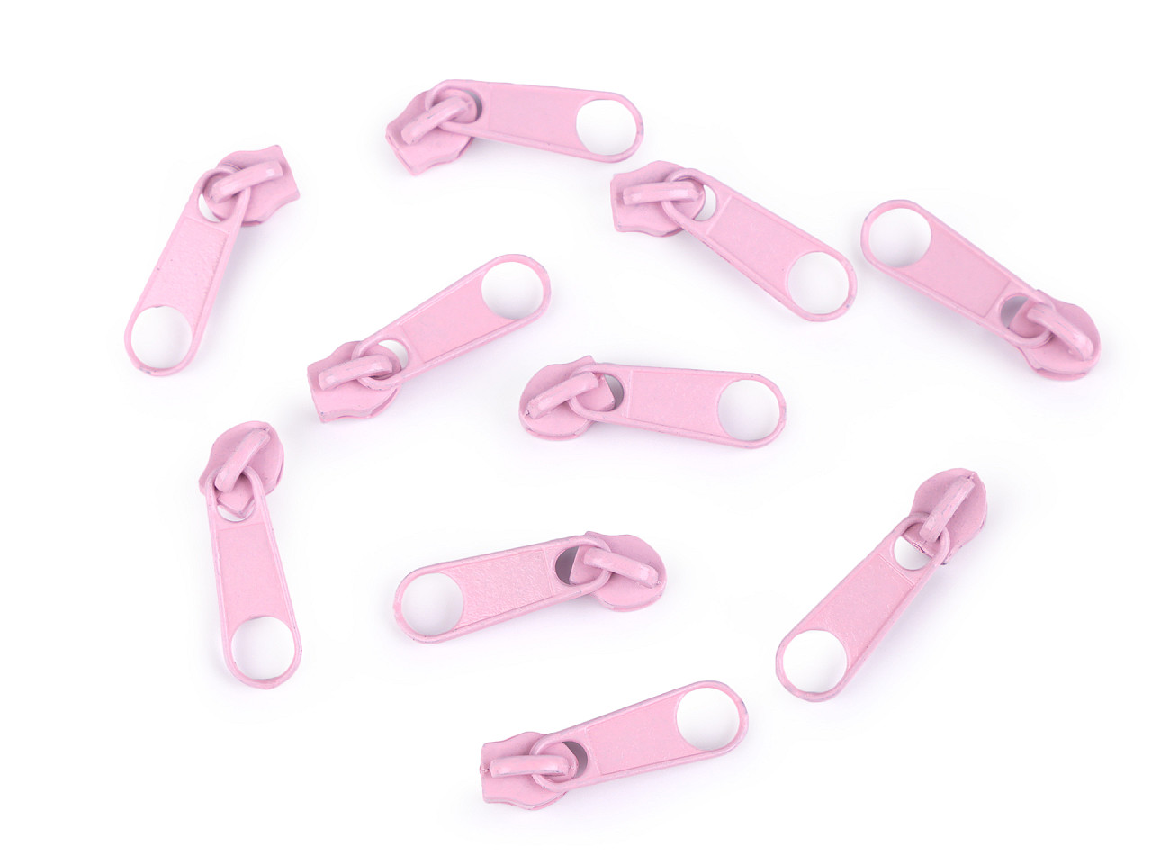 Schieber für spiralreißverschlüsse nr. 3 für pol-meterware - Nickel (10 Stücke)