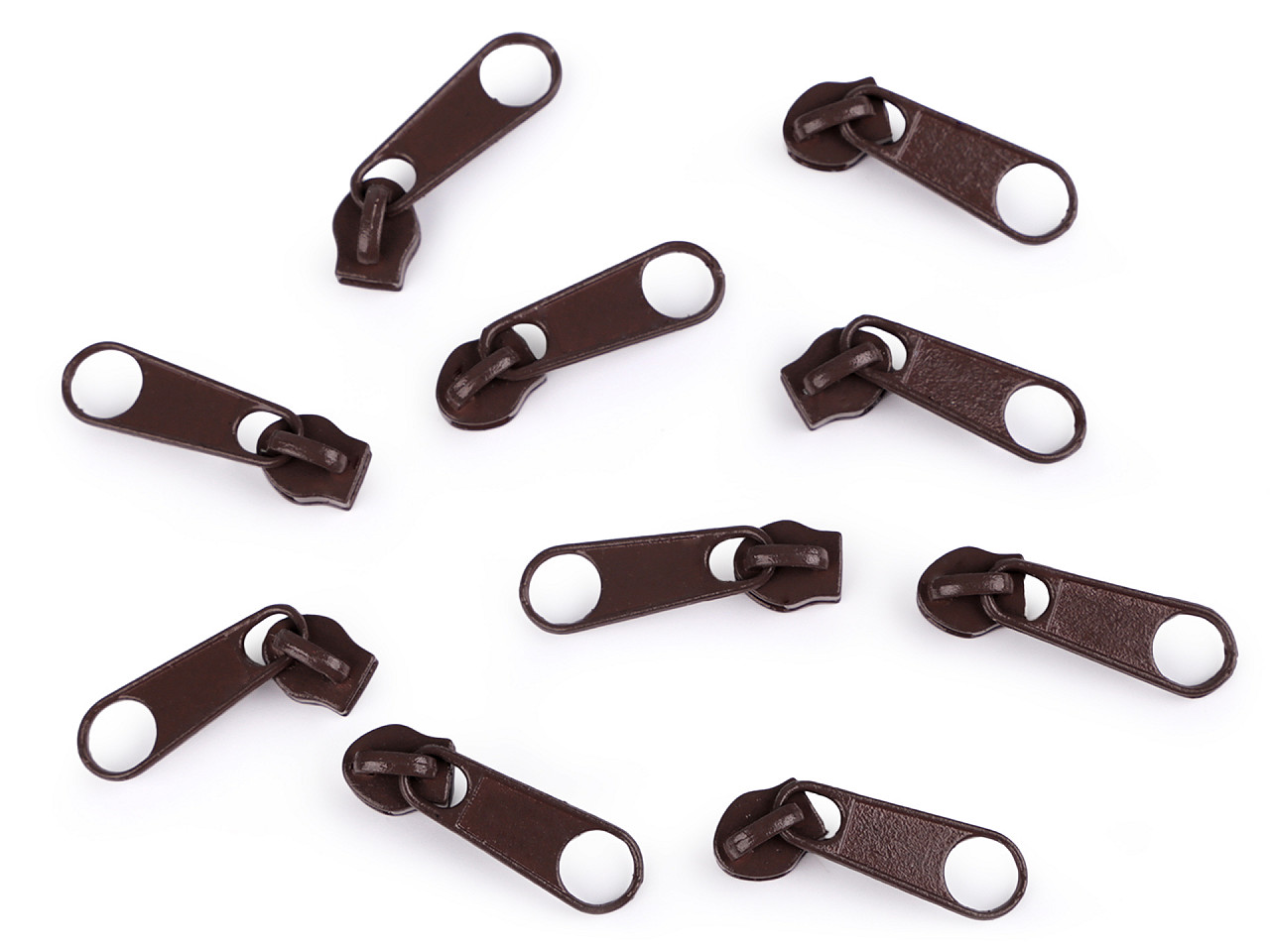 Schieber für spiralreißverschlüsse nr. 3 für pol-meterware - Nickel (10 Stücke)