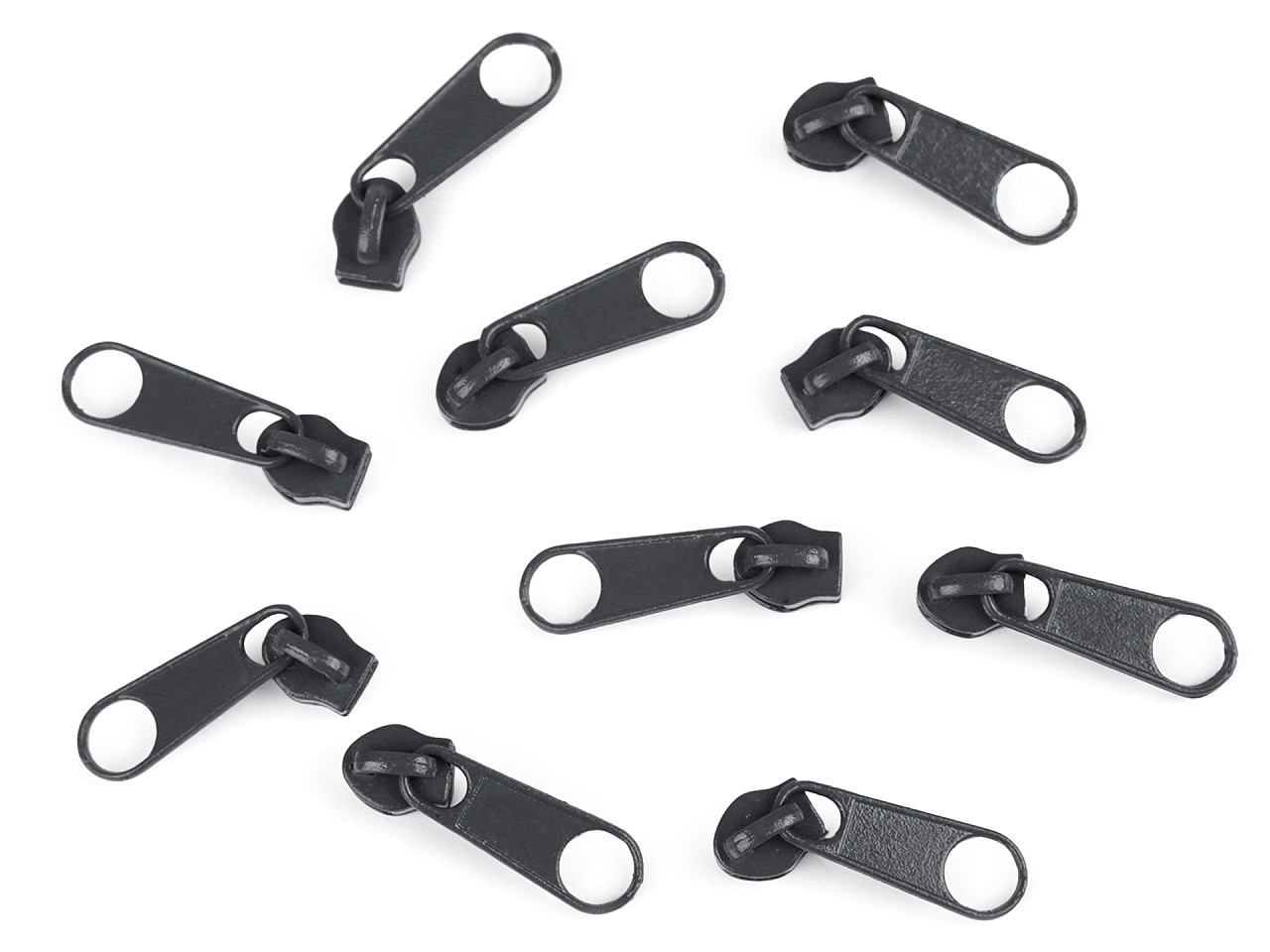 Schieber für spiralreißverschlüsse nr. 3 für pol-meterware - Nickel (10 Stücke)