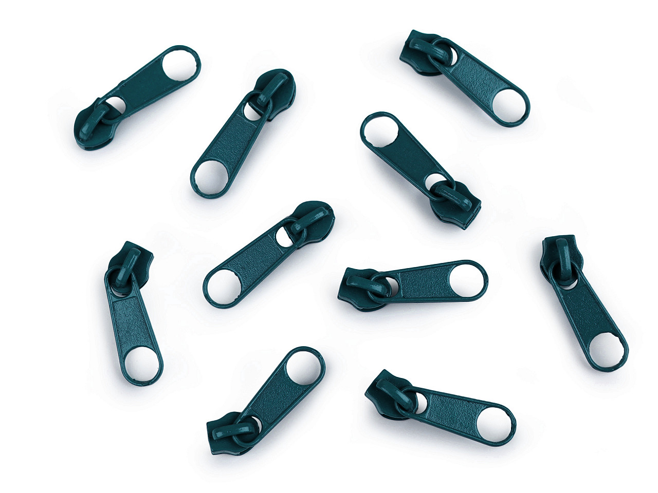 Schieber für spiralreißverschlüsse nr. 3 für pol-meterware - Nickel (10 Stücke)