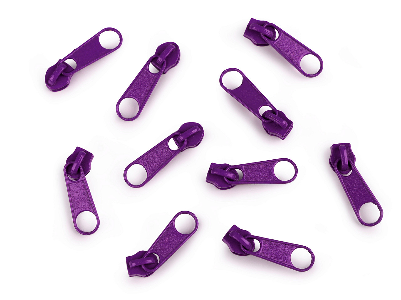 Schieber für spiralreißverschlüsse nr. 3 für pol-meterware - Nickel (10 Stücke)