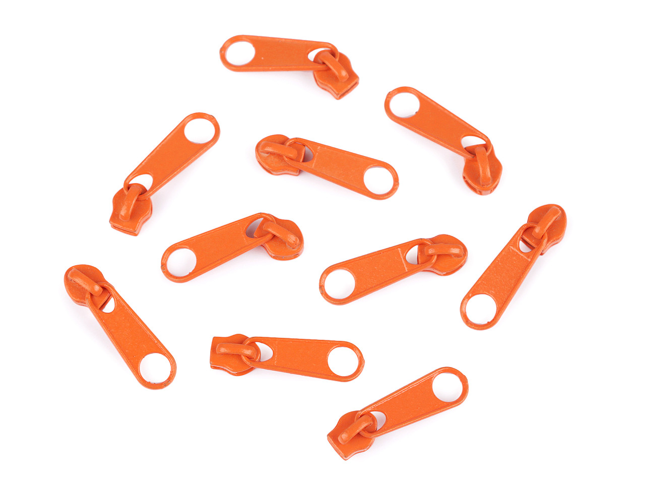 Schieber für spiralreißverschlüsse nr. 3 für pol-meterware - Nickel (10 Stücke)