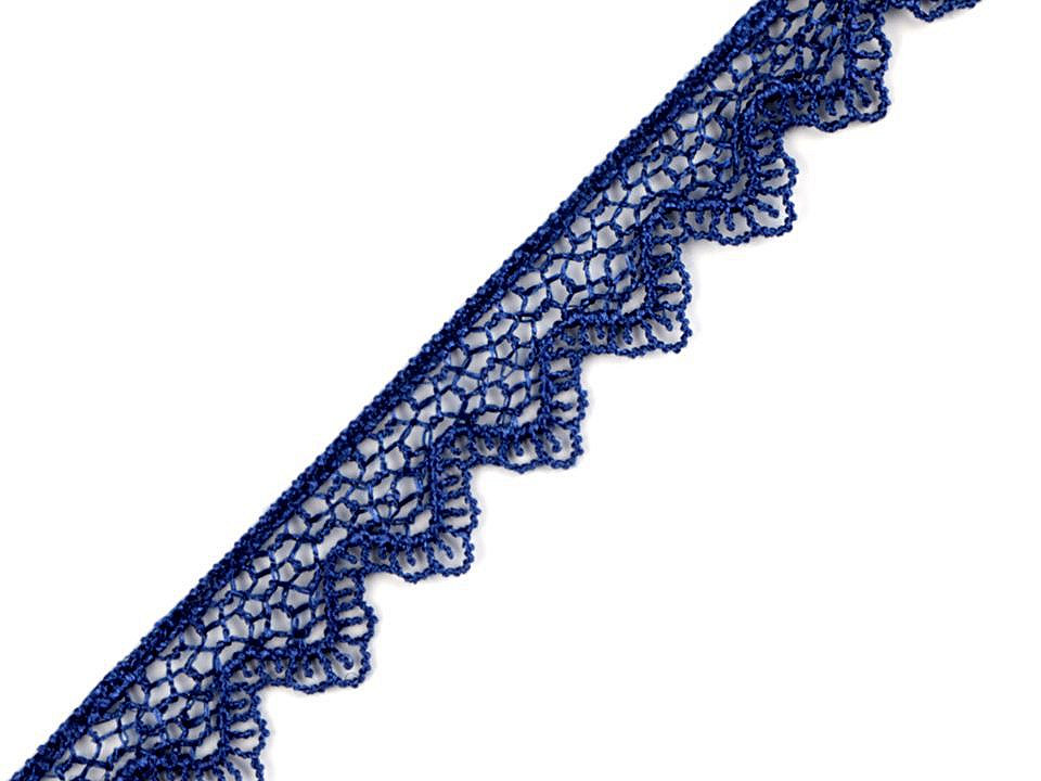 Ätzspitze breite 17mm - Schneeweiß (1 Meter)