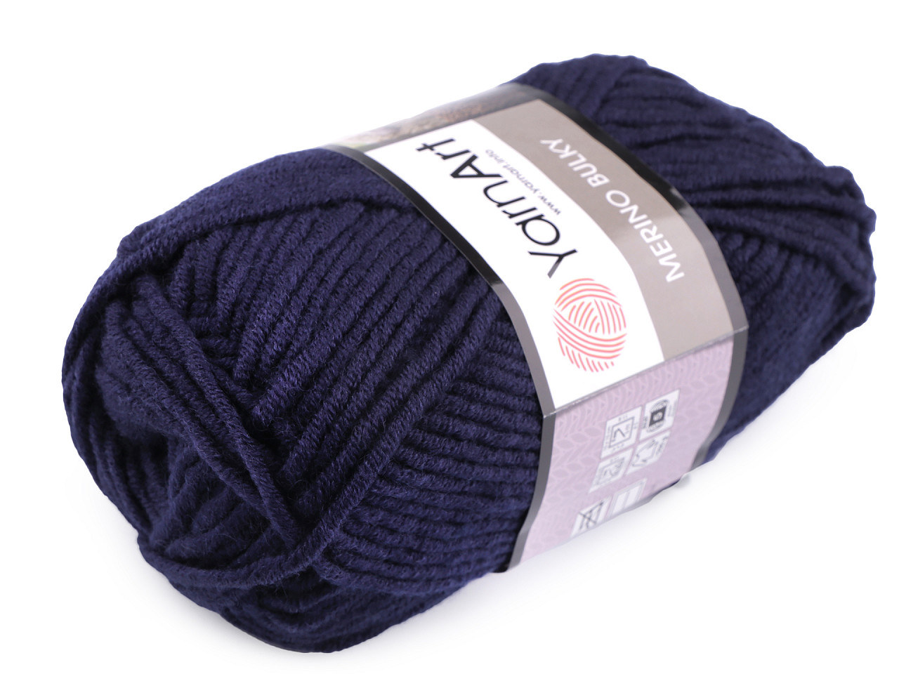 Strickgarn merino bulky 100 g - Grau hematit (1 Stück)