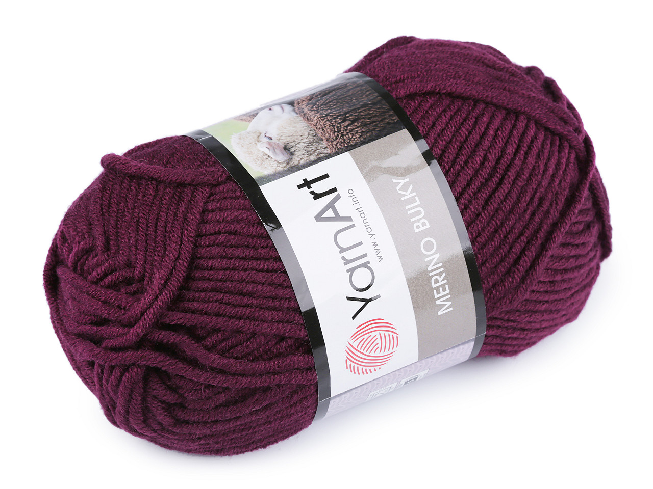Strickgarn merino bulky 100 g - Grau hematit (1 Stück)