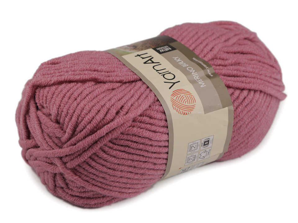 Strickgarn merino bulky 100 g - Grau hematit (1 Stück)