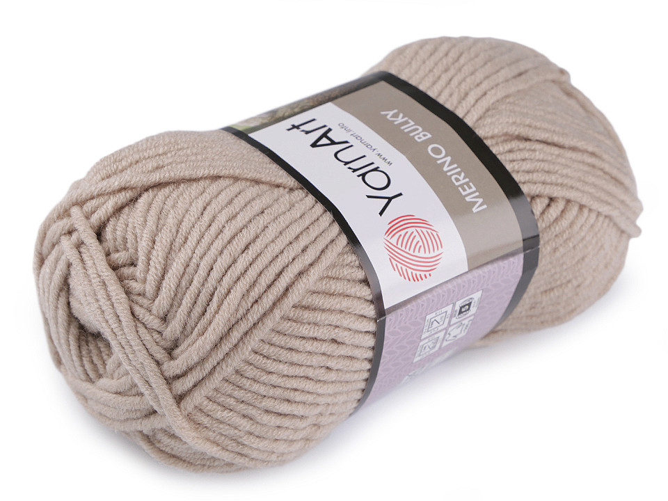Strickgarn merino bulky 100 g - Grau hematit (1 Stück)
