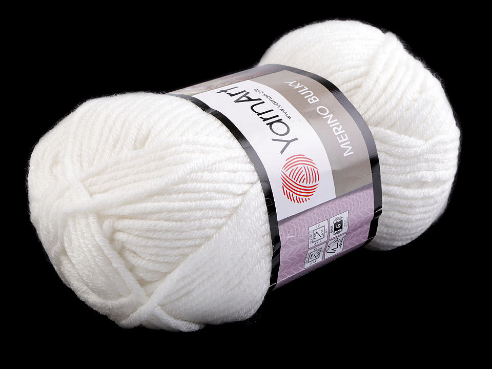 Strickgarn merino bulky 100 g - Grau hematit (1 Stück)