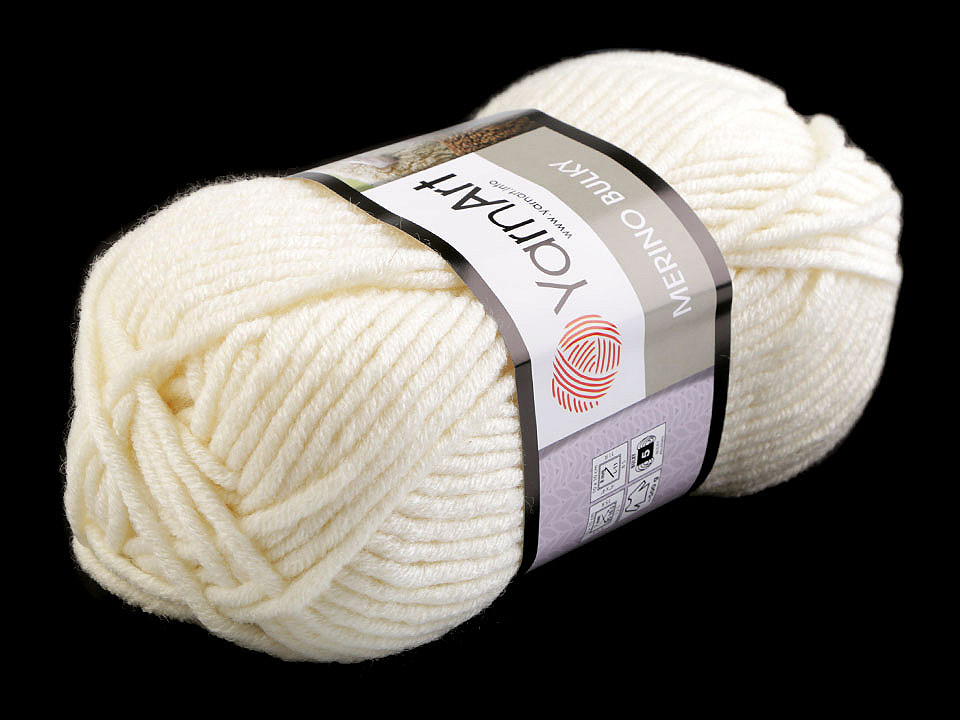 Strickgarn merino bulky 100 g - Grau hematit (1 Stück)
