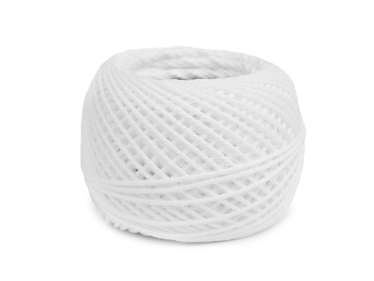 Baumwollgarn für makramee/zum häkeln, 40 g, entwirbar - Weiß (1 Stück)