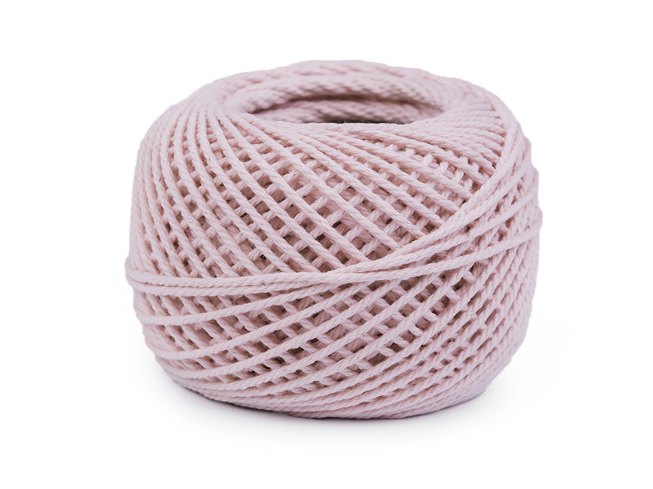 Baumwollgarn für makramee/zum häkeln, 40 g, entwirbar - Weiß (1 Stück)