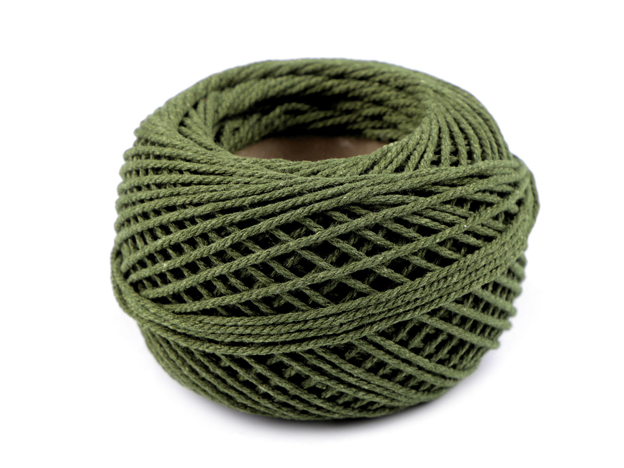 Baumwollgarn für makramee/zum häkeln, 40 g, entwirbar - Weiß (1 Stück)