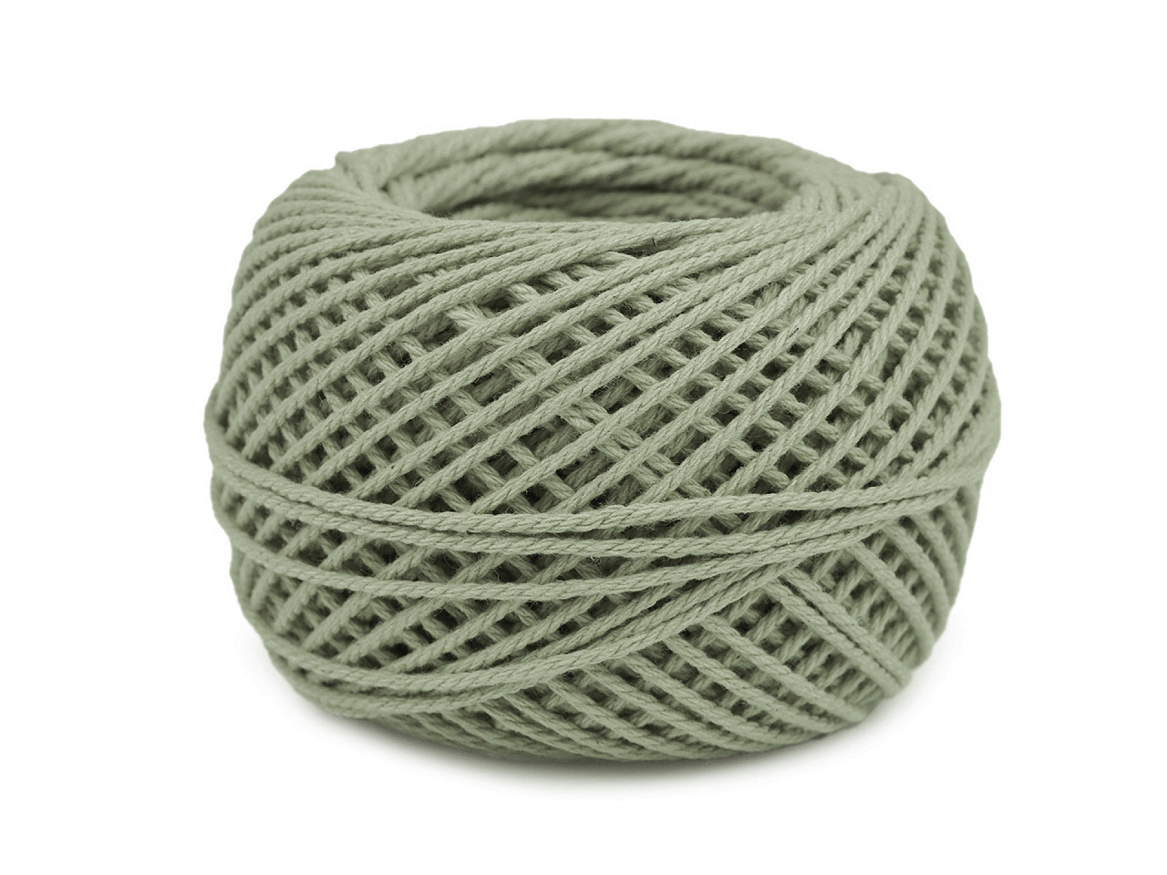 Baumwollgarn für makramee/zum häkeln, 40 g, entwirbar - Weiß (1 Stück)