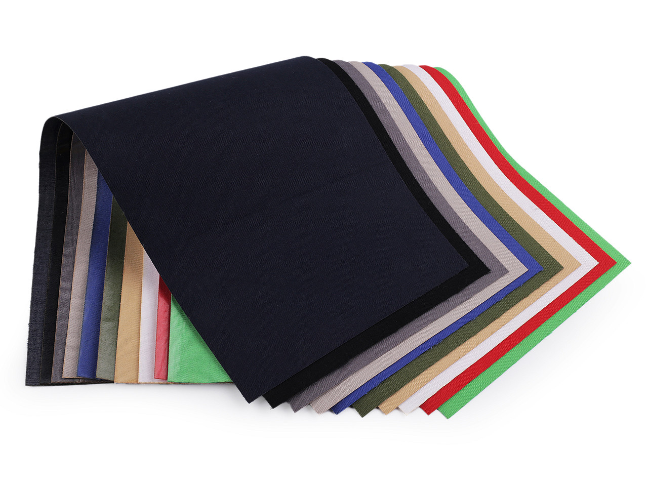 Bügelflicken stoff 17x45 cm - Grün (1 Stück)