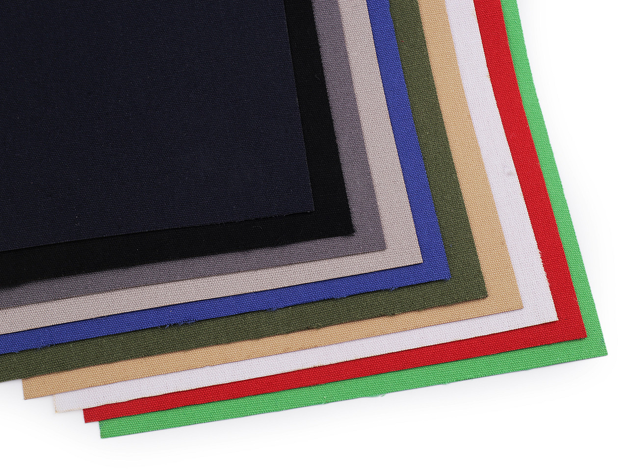 Bügelflicken stoff 17x45 cm - Grün (1 Stück)