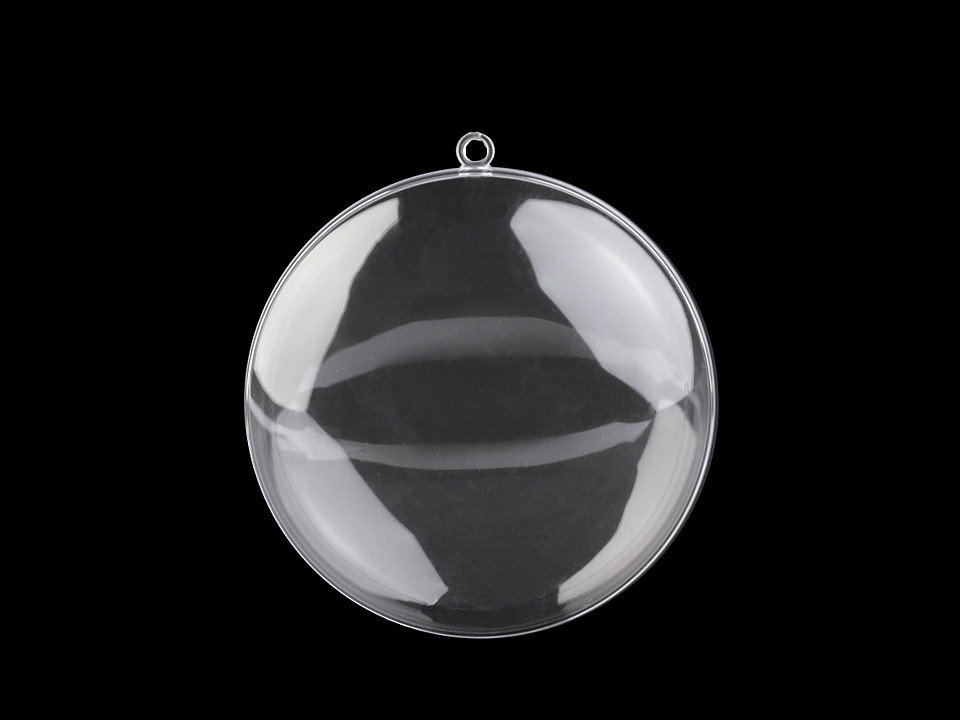 Acryl medaillon ø7 cm teilbar - Transparent (5 Stücke)