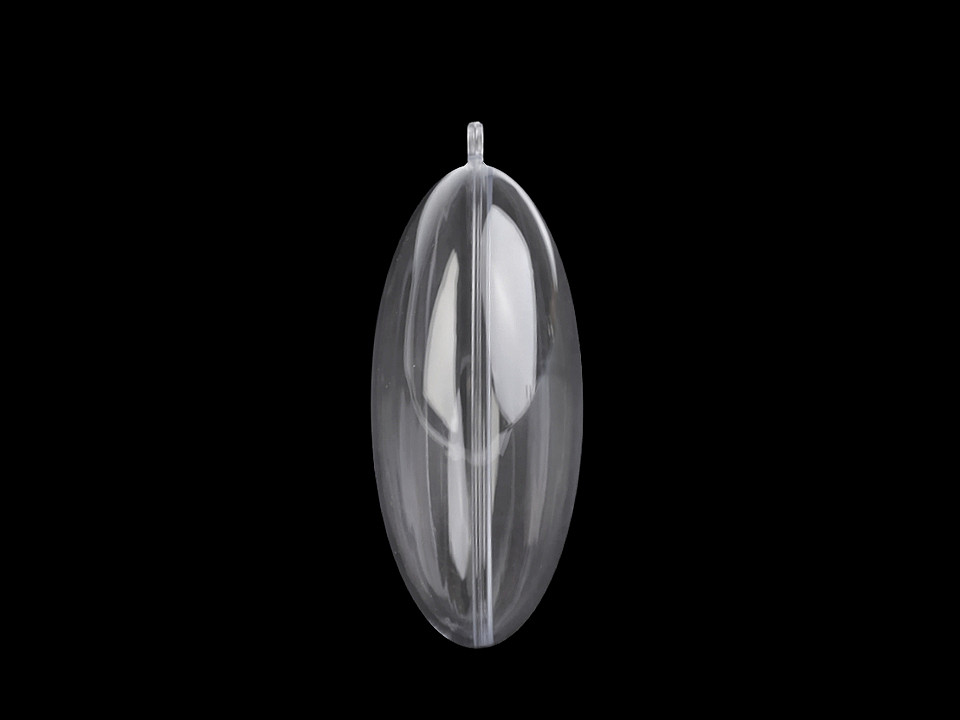 Acryl medaillon ø7 cm teilbar - Transparent (5 Stücke)