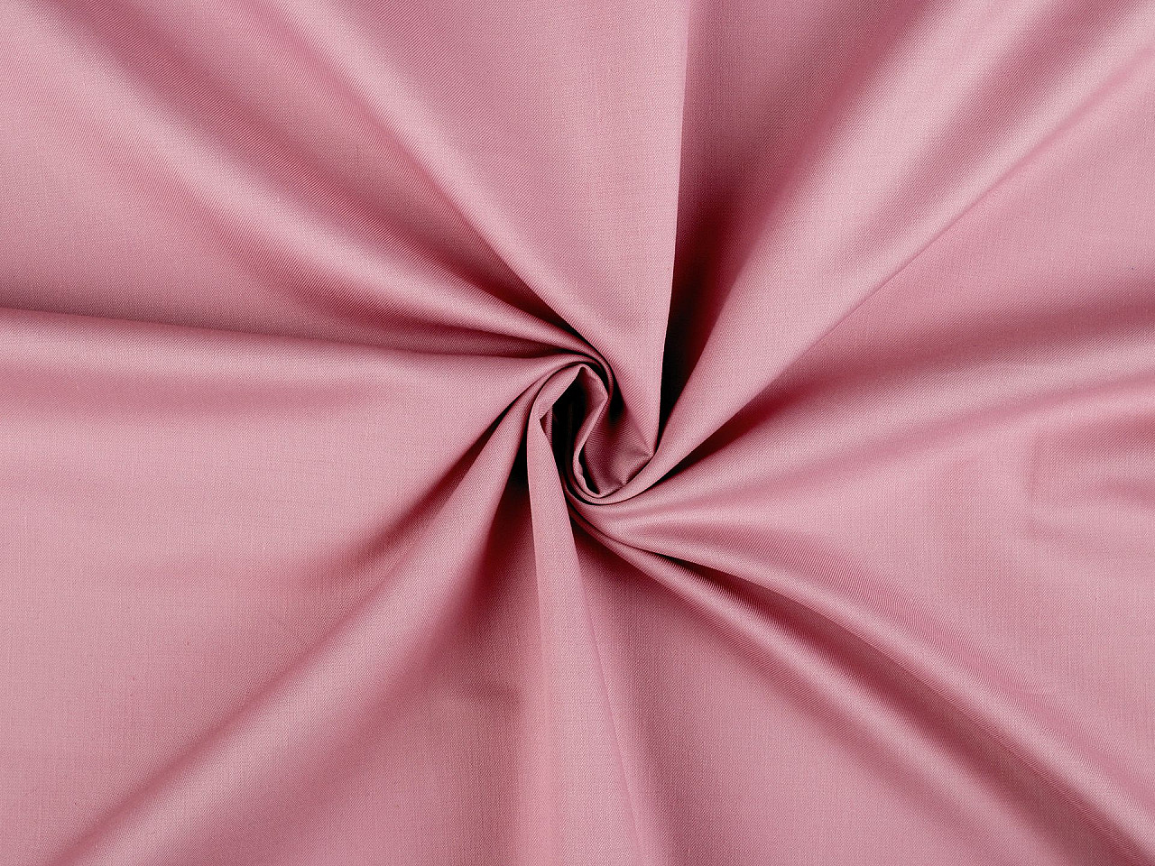 Baumwollsatin glatt breite 220 cm - Altrosa (1 Meter)