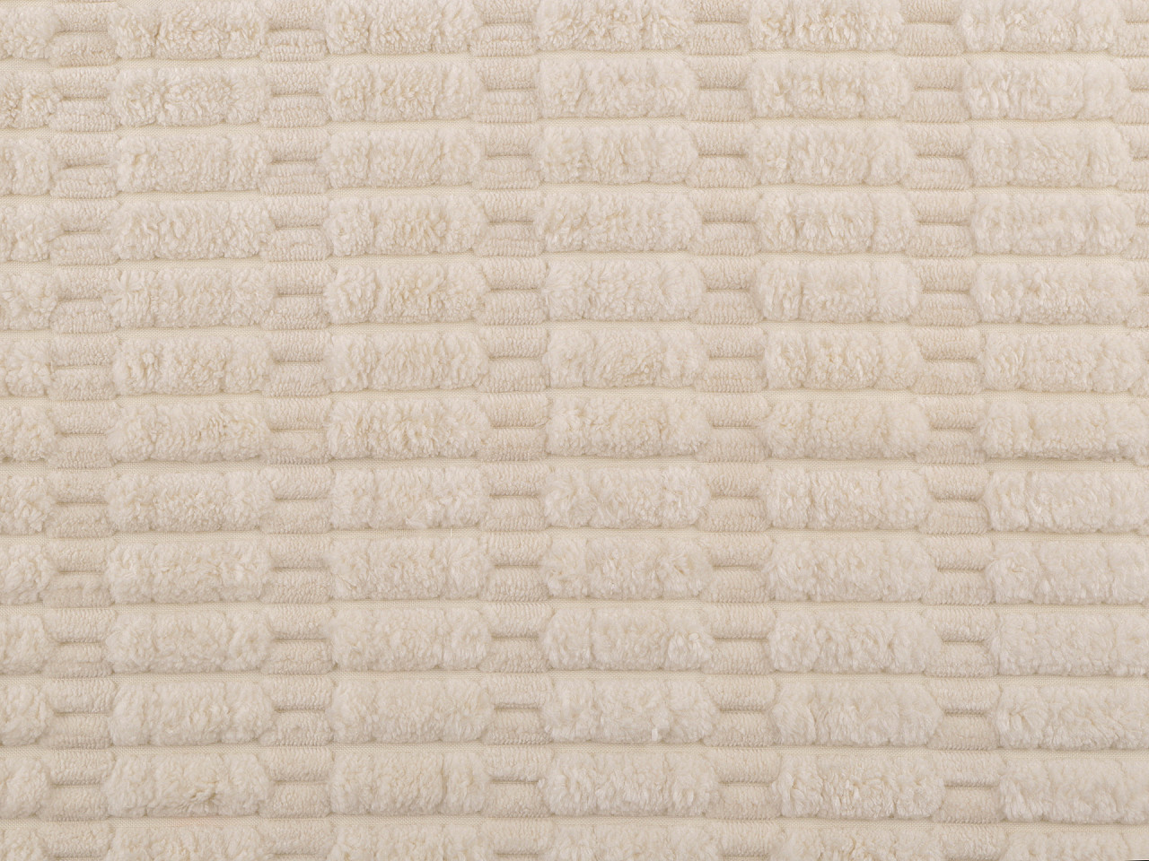 Dekostoff mit 3d-plüschstruktur - Grün (1 Meter)